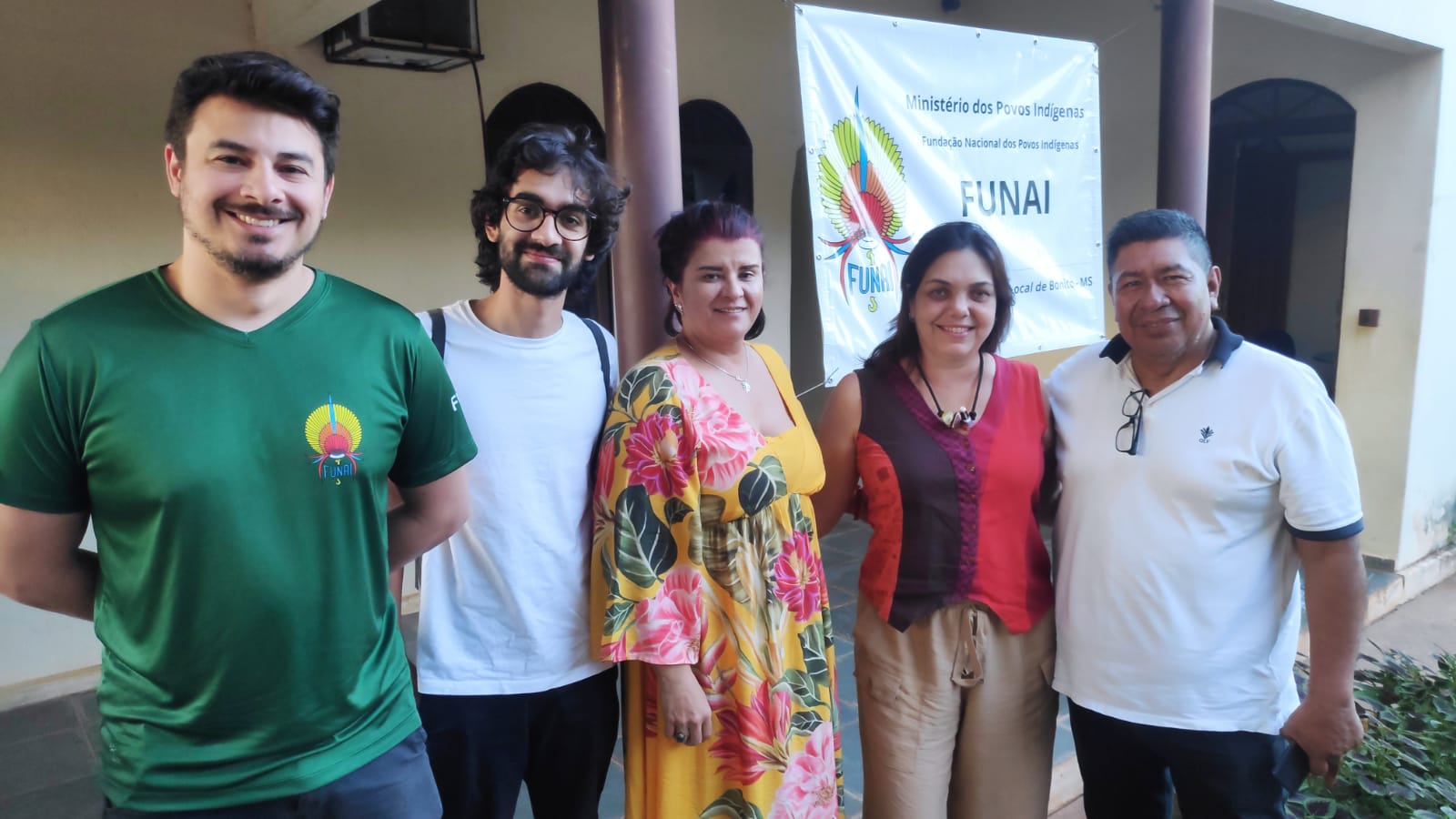 Encontro da equipe da Wetlands International Brasil e Funai Bonito/MS